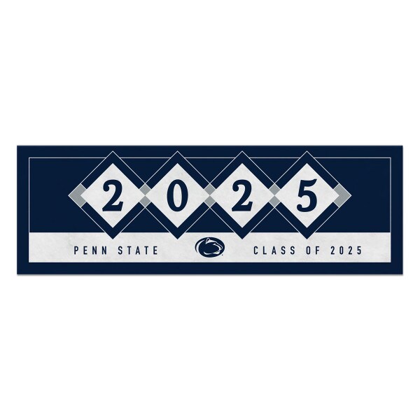 felt banner Penn State Class of 2025 36x12